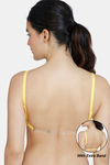 Zivame Beautiful Basics Double Layered Non Wired 3/4Th Coverage Backless Bra - Minion Yellow — thumbnail 1